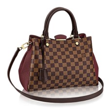 Louis Vuitton N41675 Bolso Tote Brittany Lona Damier Ebene