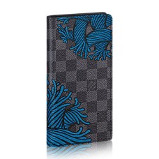 Louis Vuitton N41677 Cartera Brazza Lona Damier Grafito