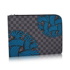 Louis Vuitton N41685 Pochette Jour GM Lona Damier Grafito