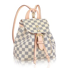 Louis Vuitton N44026 Sperone BB Mochila Damier Azur Lona