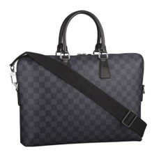 Louis Vuitton N48224 Porte Documents Jour Maletín Damier Graphite Canvas