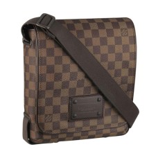 Louis Vuitton N51210 Brooklyn PM Bandolera Damier Ebene Lona