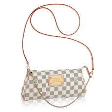 Louis Vuitton N55214 Eva Clutch Lona Damier Azur