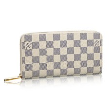 Louis Vuitton N60019 Cartera Zippy Lona Damier Azur