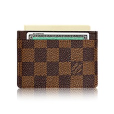 Louis Vuitton N61722 Tarjetero Lona Damier Ebene
