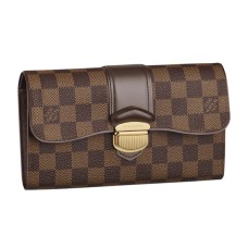 Louis Vuitton N61747 Monedero Sistina Lona Damier Ebene