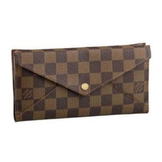 Louis Vuitton N63097 Cartera larga Origami Damier Ebene Canvas